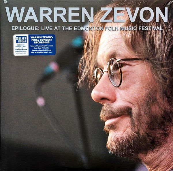 Warren Zevon – Epilogue: Live At The Edmonton Folk Music Festival LP vinyl record, image 9 of 10
