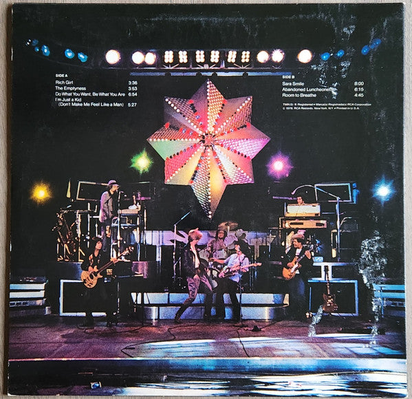 Daryl Hall & John Oates – Livetime LP vinyl record, image 2 of 5