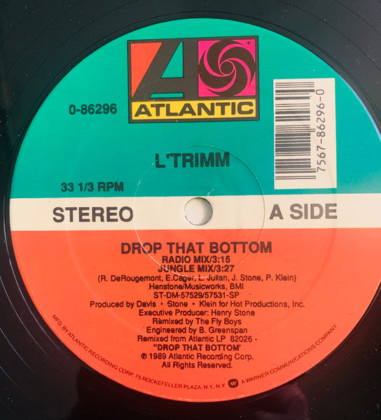 L'Trimm – Drop That Bottom 12" vinyl record, image 2 of 3