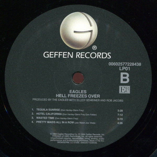Eagles – Hell Freezes Over (2xLP) LP vinyl record, image 4 of 10
