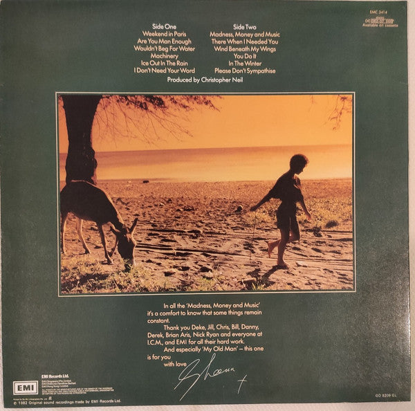 Sheena Easton – Madness, Money And Music LP vinyl record, image 2 of 6
