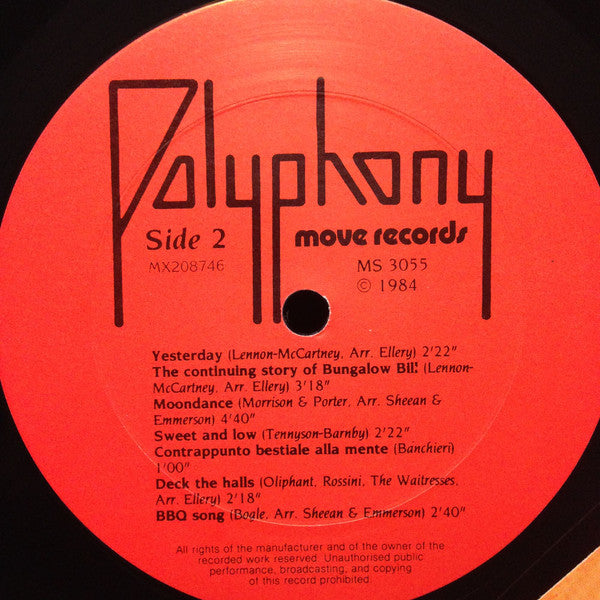 Polyphony – Polyphony LP vinyl record, image 7 of 7