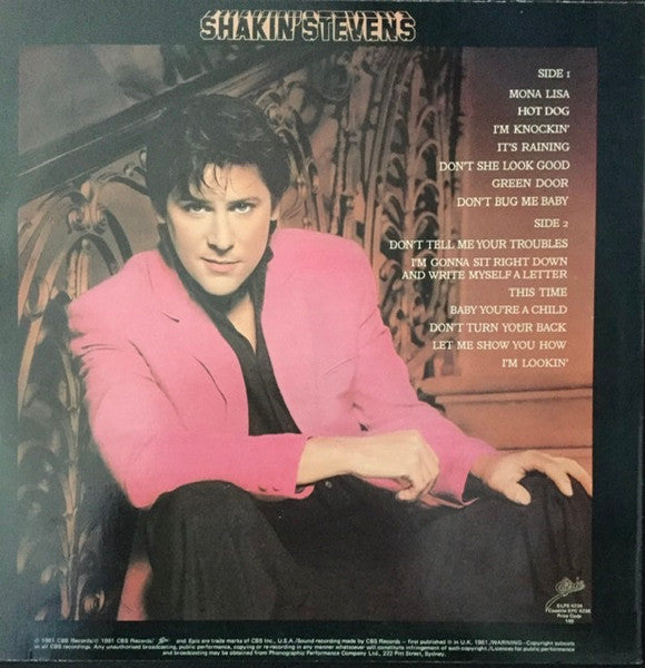 Shakin' Stevens – Green Door / Shaky LP vinyl record, image 2 of 6
