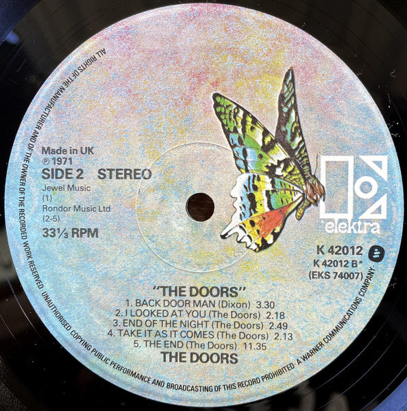 The Doors – The Doors LP vinyl record, image 4 of 5