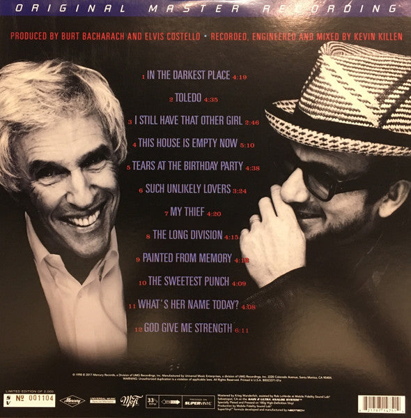 Elvis Costello, Burt Bacharach – Painted From Memory LP vinyl record, image 3 of 7