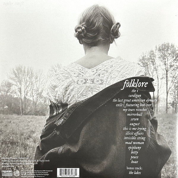 Taylor Swift – Folklore (2xLP) LP vinyl record, image 4 of 10