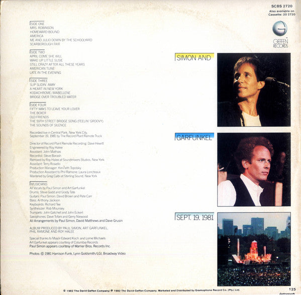 Simon & Garfunkel – The Concert In Central Park (2xLP) LP vinyl record, image 5 of 10