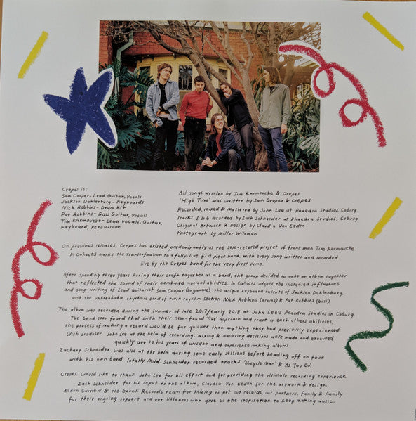 Crepes – In Cahoots LP vinyl record, image 6 of 6