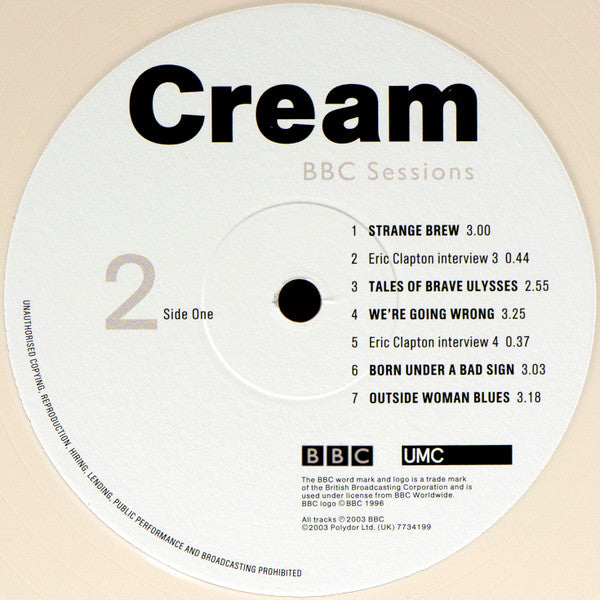 Cream – BBC Sessions LP vinyl record, image 7 of 10