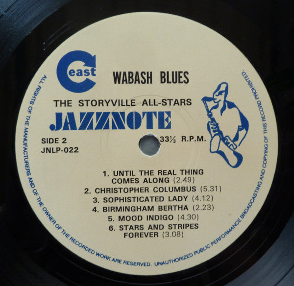 The Storyville All-stars – Wabash Blues LP vinyl record, image 4 of 4