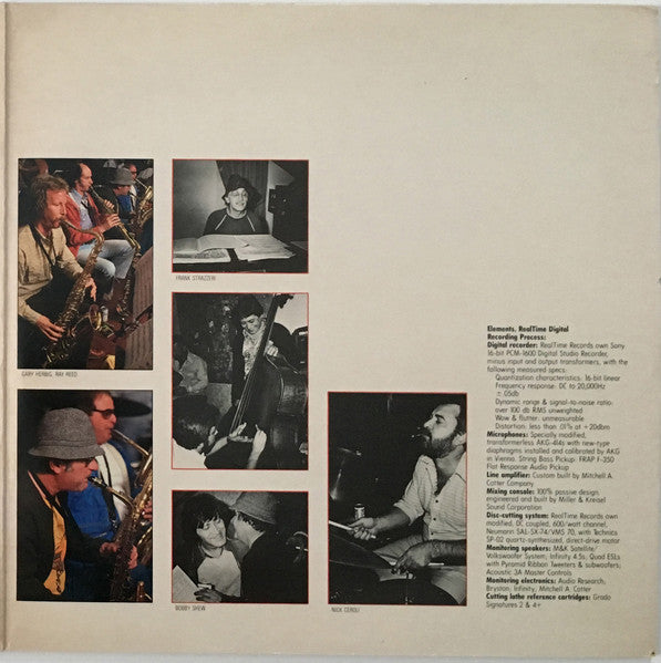 Don Menza & His '80s Big Band – Burnin' LP vinyl record, image 4 of 8