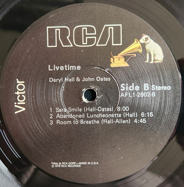 Daryl Hall & John Oates – Livetime LP vinyl record, image 4 of 5