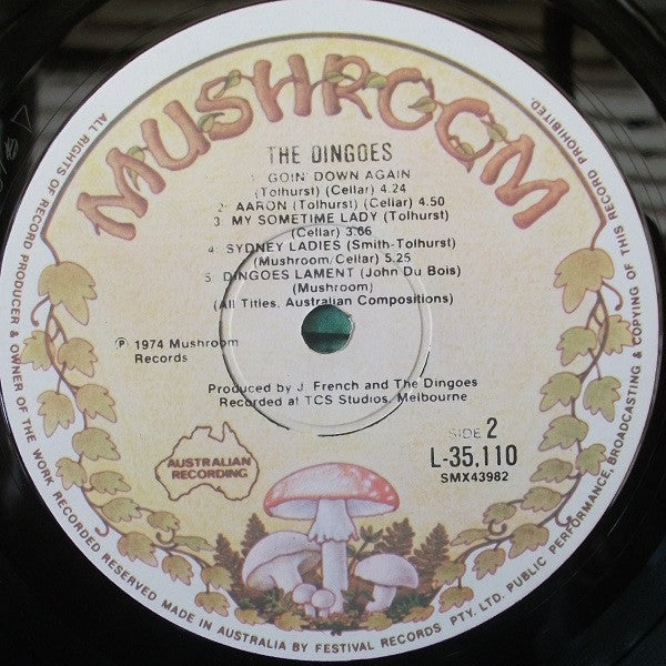The Dingoes – The Dingoes LP vinyl record, image 4 of 4
