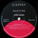 Anita Baker – Rapture LP vinyl record, image 4 of 4