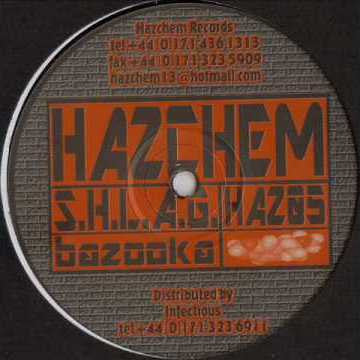 S.H.L.A.G. – Bazooka / Traffic Lights 12" vinyl record