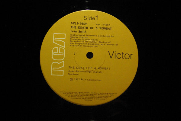 Ivan Smith, George Selwyn English, Nigel Lovell – Death Of A Wombat / The First Waratah LP vinyl record, image 3 of 4