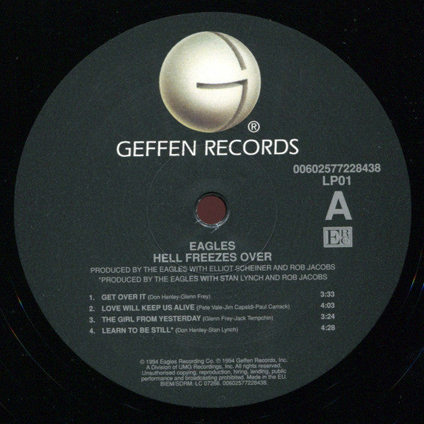 Eagles – Hell Freezes Over (2xLP) LP vinyl record, image 3 of 10