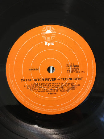 Ted Nugent – Cat Scratch Fever LP vinyl record, image 5 of 6