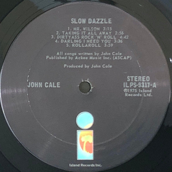 John Cale – Slow Dazzle LP vinyl record, image 5 of 6