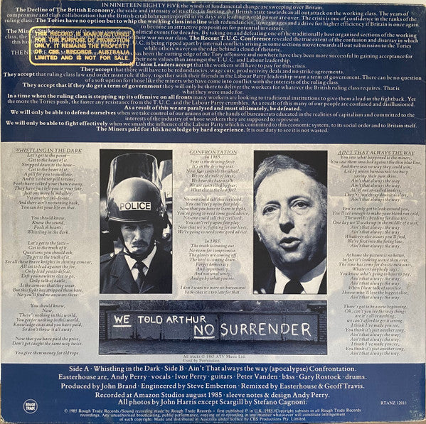 Easterhouse – Whistling In The Dark 12" vinyl record, image 2 of 5