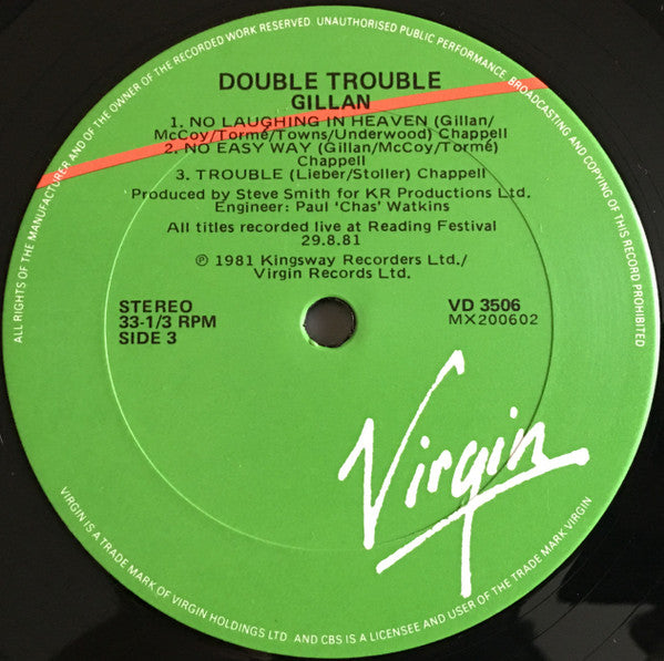 Gillan – Double Trouble (2xLP) LP vinyl record, image 6 of 7