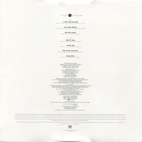 Eagles – Hell Freezes Over (2xLP) LP vinyl record, image 9 of 10