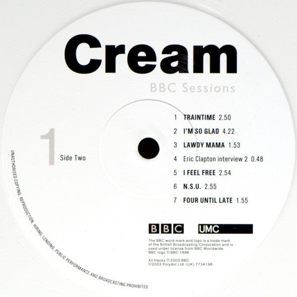 Cream – BBC Sessions LP vinyl record, image 6 of 10