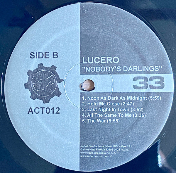 Lucero – Nobody's Darlings LP vinyl record, image 7 of 7