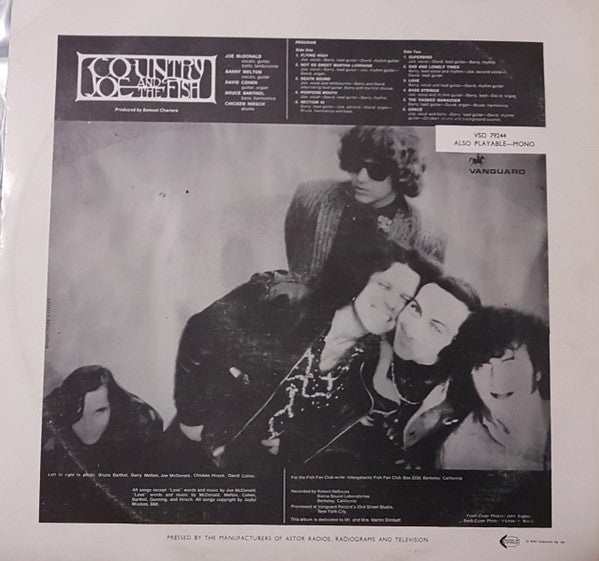 Country Joe And The Fish – Electric Music For The Mind And Body LP vinyl record, image 2 of 3