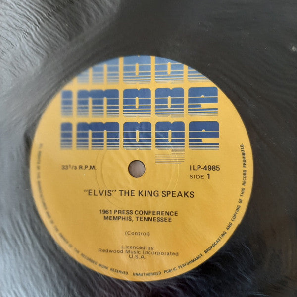 Elvis Presley – The King Speaks-Original Elvis Presley Press Conference Memphis 1961 LP vinyl record, image 3 of 3