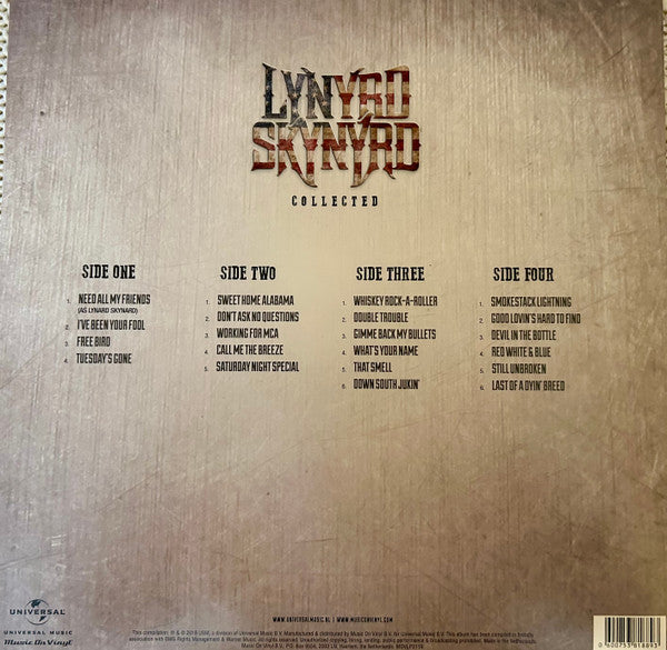 Lynyrd Skynyrd – Collected (2xLP) LP vinyl record, image 2 of 3