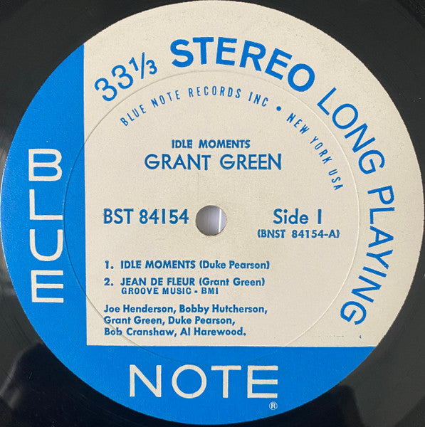 Grant Green – Idle Moments LP vinyl record, image 3 of 4