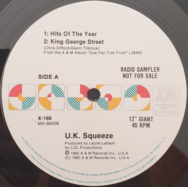 Squeeze – hits.... 12" vinyl record, image 3 of 4