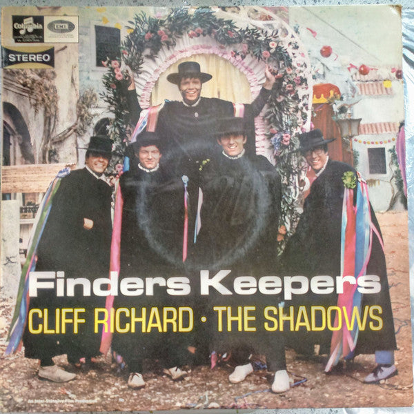 Cliff Richard & The Shadows – Finders Keepers LP vinyl record, image 1 of 4
