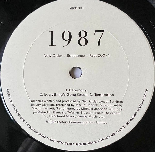 New Order – Substance (2xLP) LP vinyl record, image 5 of 10