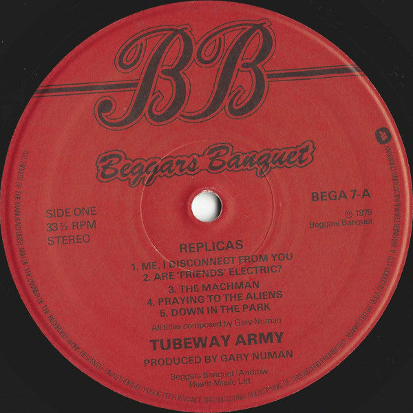 Tubeway Army – Replicas LP vinyl record, image 3 of 10
