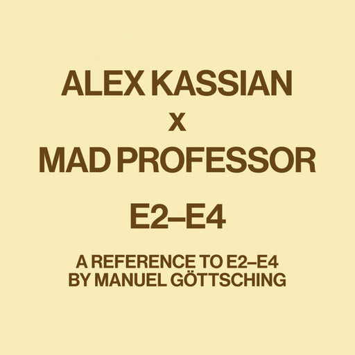 Alex Kassian, Mad Professor – E2-E4 (A Reference To E2-E4 By Manuel Göttsching) 12" vinyl record, image 1 of 4