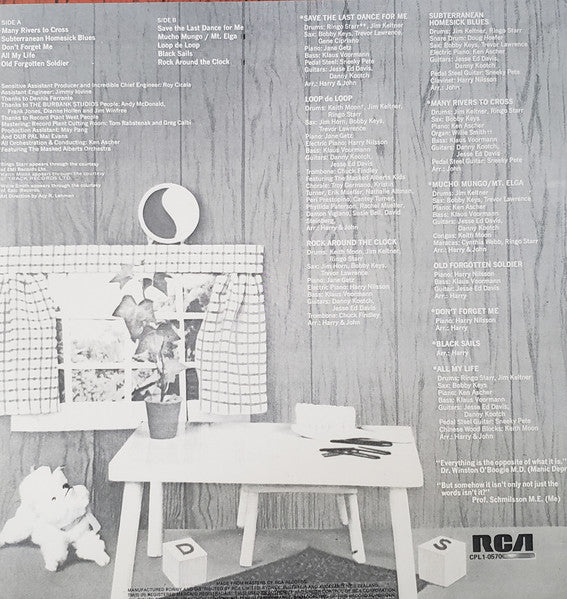 Harry Nilsson – Pussy Cats LP vinyl record, image 2 of 5