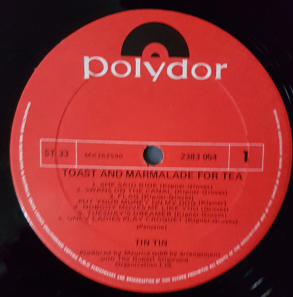 Tin Tin – Toast And Marmalade For Tea LP vinyl record, image 3 of 3