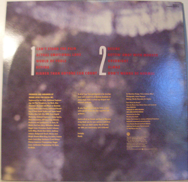 Randy Crawford – Abstract Emotions LP vinyl record, image 2 of 4