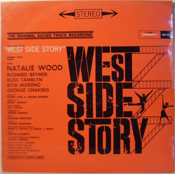 Natalie Wood, Richard Beymer, Russ Tamblyn, Rita Moreno, George Chakiris, Leonard Bernstein, Stephen Sondheim, Johnny Green – West Side Story (The Original Sound Track Recording) LP vinyl record, image 1 of 4