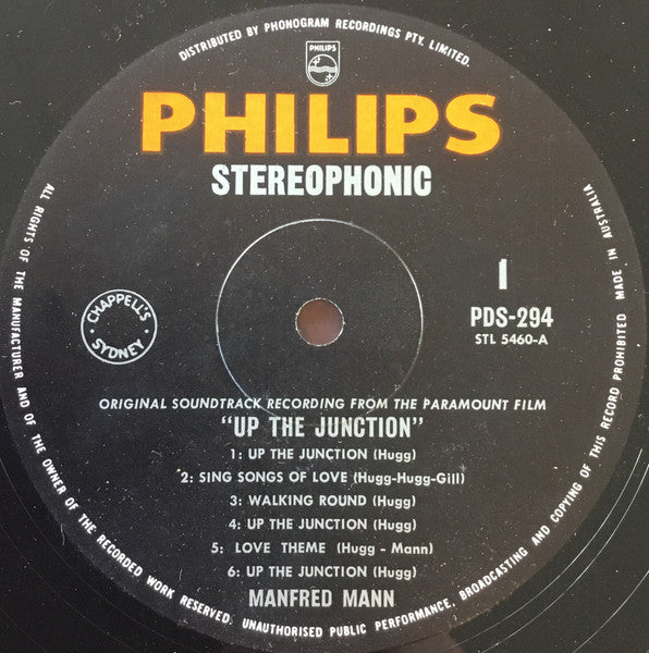 Manfred Mann – Up The Junction LP vinyl record, image 2 of 3
