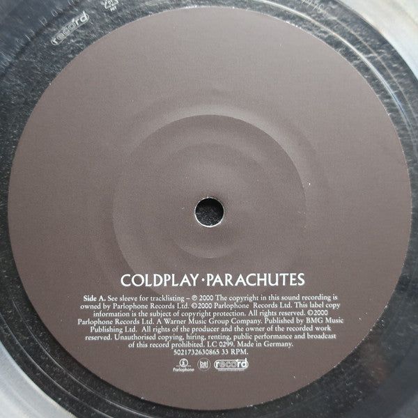 Coldplay – Parachutes LP vinyl record, image 9 of 9