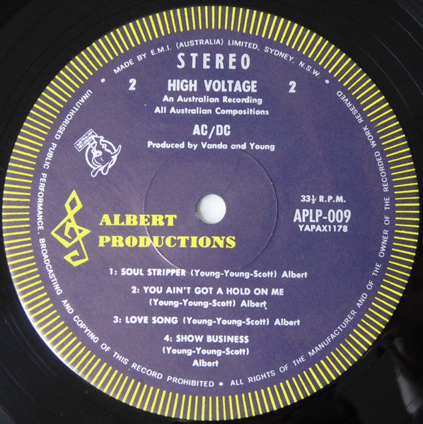 AC/DC – High Voltage LP vinyl record, image 4 of 10