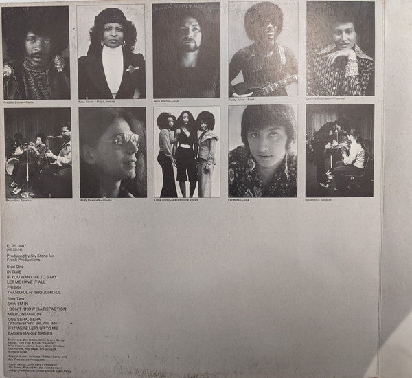 Sly & The Family Stone – Fresh LP vinyl record, image 5 of 6