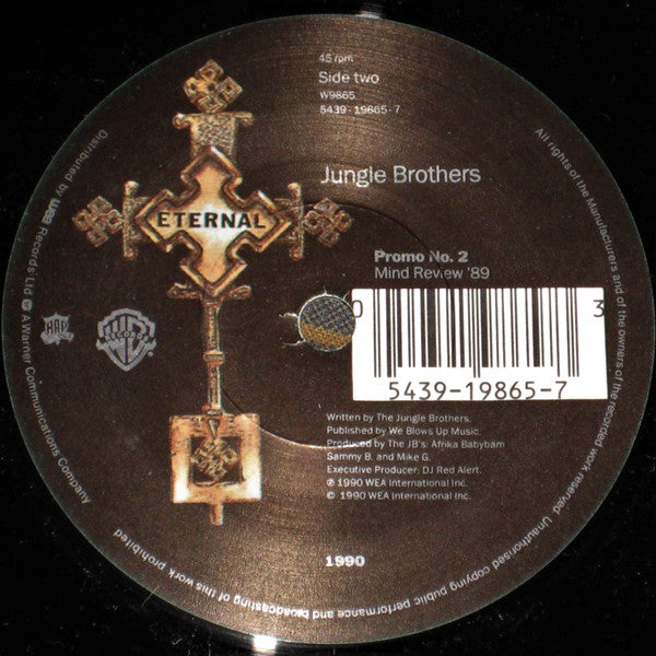 Jungle Brothers – What "U" Waitin' "4"? 7" vinyl record, image 4 of 4