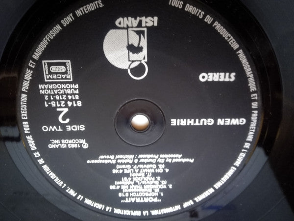 Gwen Guthrie – Portrait LP vinyl record, image 3 of 3