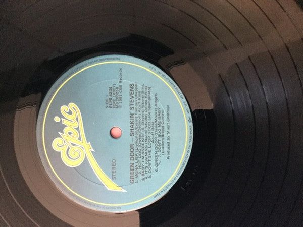 Shakin' Stevens – Green Door / Shaky LP vinyl record, image 4 of 6