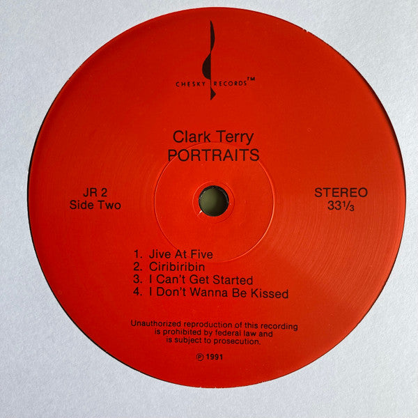 Clark Terry – Portraits LP vinyl record, image 4 of 4