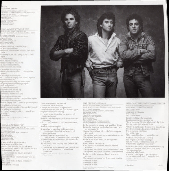 Journey – Raised On Radio LP vinyl record, image 6 of 7